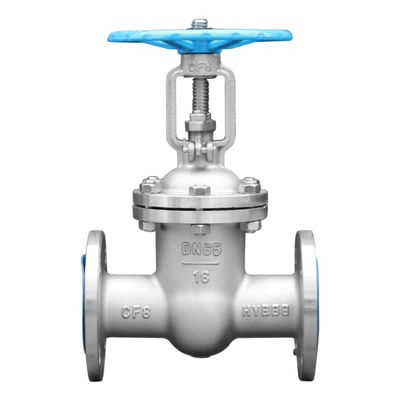 주사철 ASTM A216-WCB 상승 줄기 플랑자드 게이트 밸브 사용자 정의 포트 크기 OEM