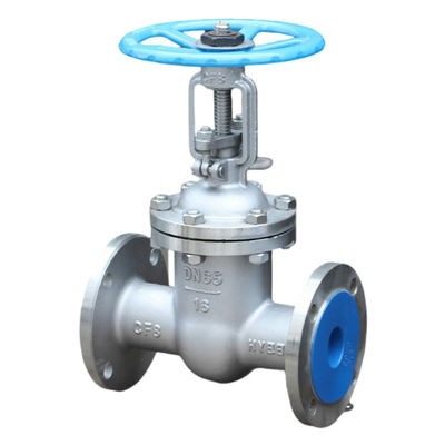 주사철 ASTM A216-WCB 상승 줄기 플랑자드 게이트 밸브 사용자 정의 포트 크기 OEM