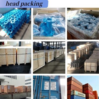 수동 조작 및 이중 플랜지 연결과 함께 DN100 Cast Iron Dark Rod Gate Valve