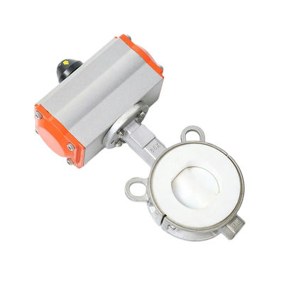 물 매체 EPDM PTFE 봉인 강한 산과 알칼리 내성 웨이퍼 나비 밸브