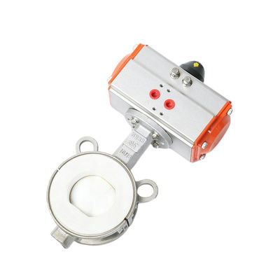 물 매체 EPDM PTFE 봉인 강한 산과 알칼리 내성 웨이퍼 나비 밸브