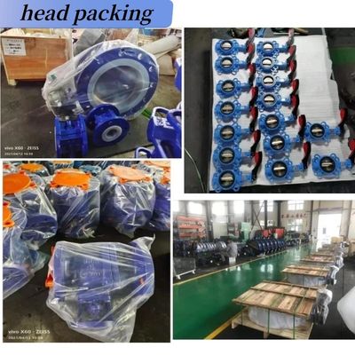 EPDM PTFE 밀봉 재료 2 인치 트리 클램프 위생 나비 밸브